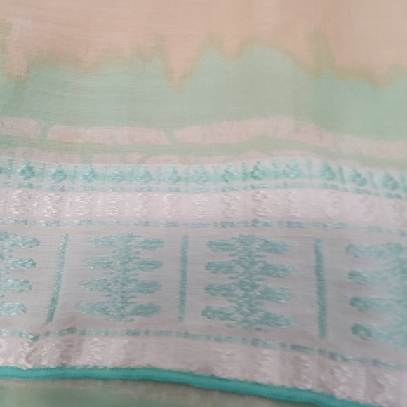 Mens Amazing Cross Stitch Embroidered Light Art Shirt PAUL ROPP 100% Silk 3 - Picture 14 of 16